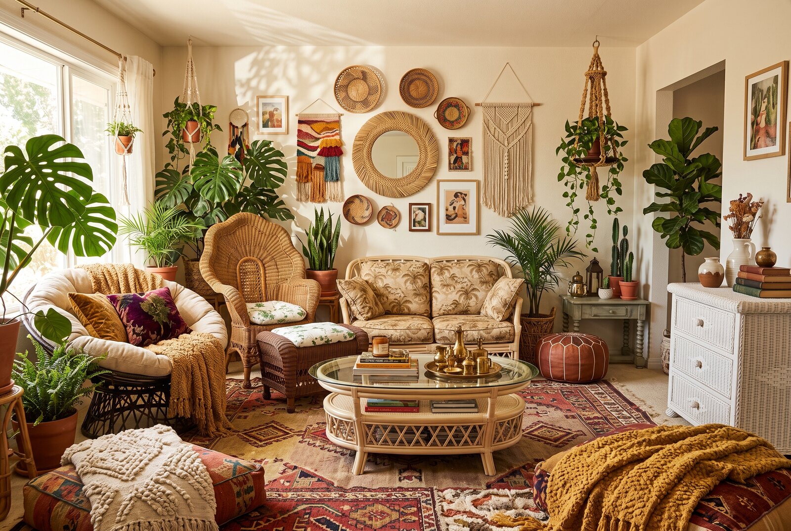 Boho living room